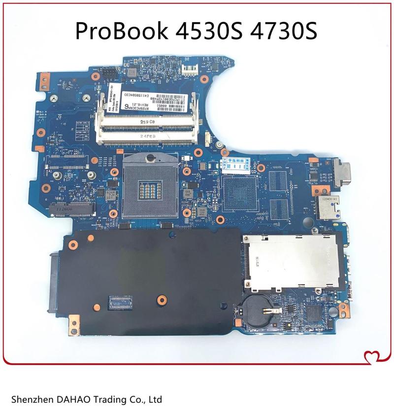 

Motherboards 6050A2465501-MA-A02 For Probook 4530S 4730S Laptop Motherboard With DDR3 HM65 Chip 100% Fully Tested 658341-001 646246-001