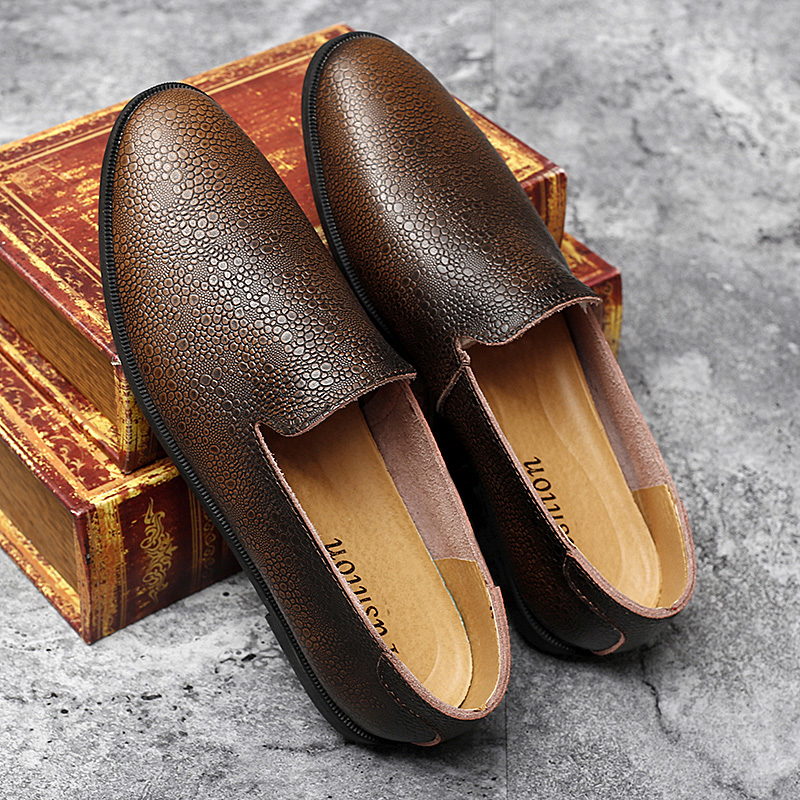 

Men Loafers Shoes Lightweight Fashion Boat Footwear Man Brand Leather Moccasins Italian Shoes Men Comfy Casual Shoes Elegantes, White-fur