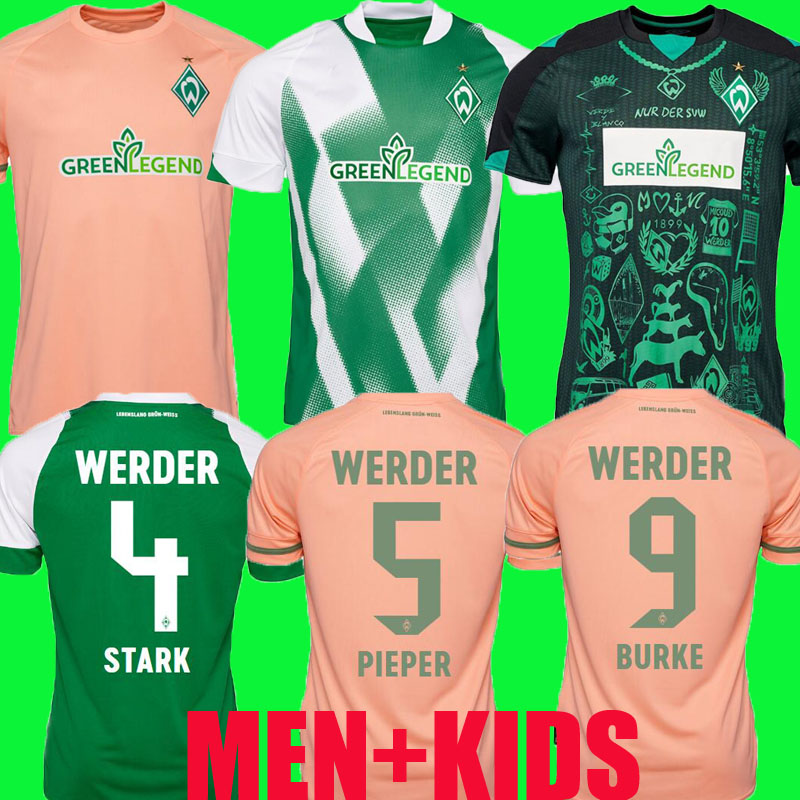 

2022 Werder Bremen SOCCER JERSEY PIEPER BURKE BUCHANAN Bittencourt 22 23 FOOTBALL SHIRTS KIDS HOME AWAY 10 VELJKOVIC DUCKSCH FRIEDL special 2023 STARK men kids kit