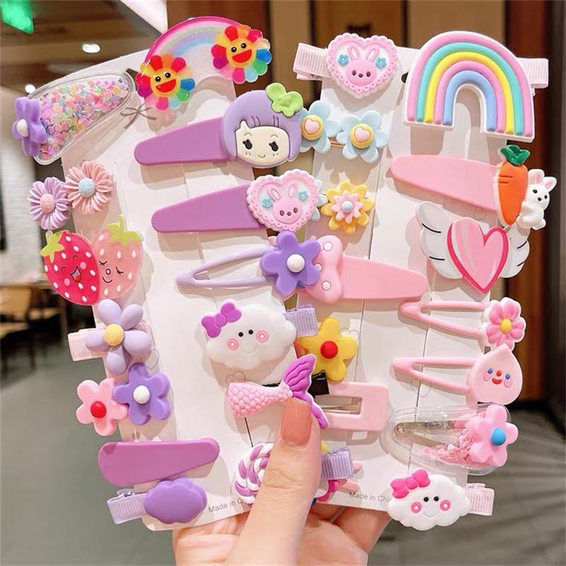 

Hair Clips & Barrettes Accessories Set Cute Colorful Patterns Baby Combination For Kids Girls Toddler BNHair