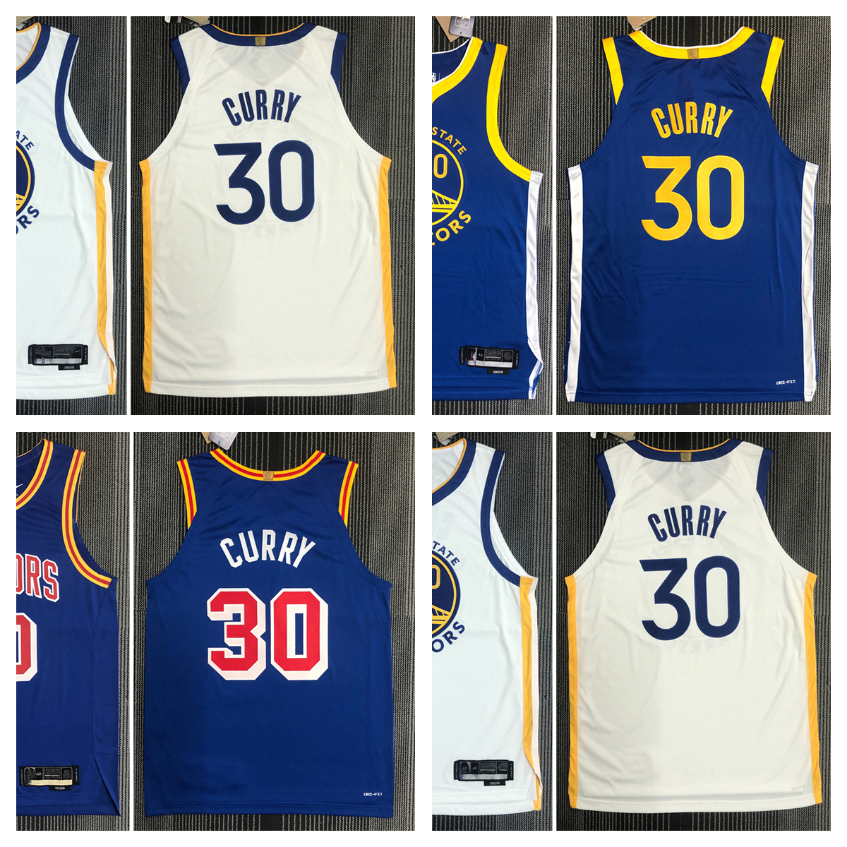 Version de joueur authentique personnalisée maillots de basket-ball cousus édition de joueur Curry Thompson Wiggins vert maillot Kuminga Moody