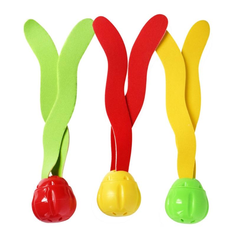 

Pool & Accessories 3Pcs Colorful Seaweed Dive Toys Diving Toy Interactive Play Water Kits Underwater Sand Sports Training