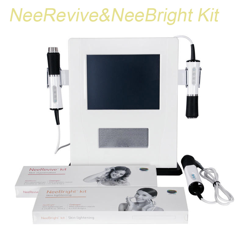 3 In 1 Oxygen Facial Machine Accessories & Parts Neebright Kit and Neerevive Kit Capsugen Capsules and Gel pods for Skin Rejuvenation-image-778278442