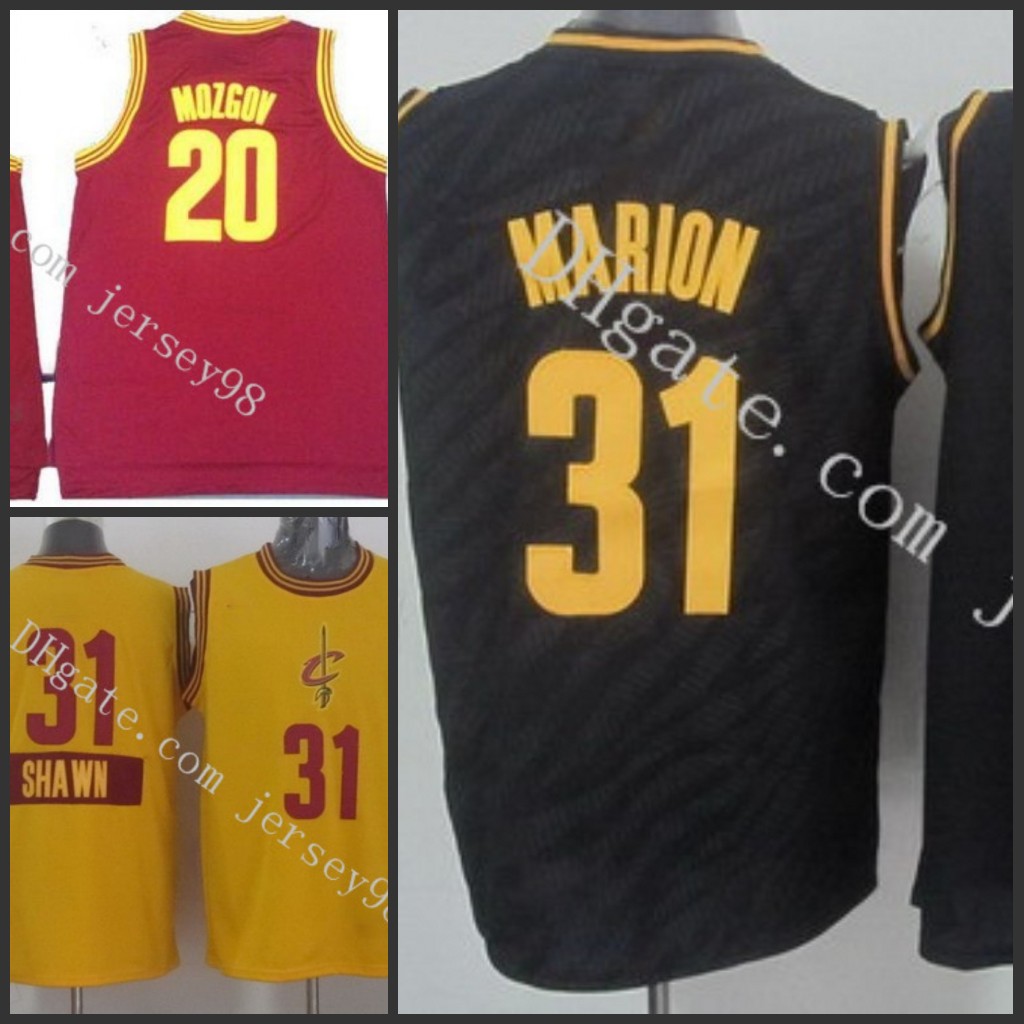 

Cleveland''Cavaliers''men #20''Timofey Mozgov#31''Shawn Marion retro Basketball''Jersey