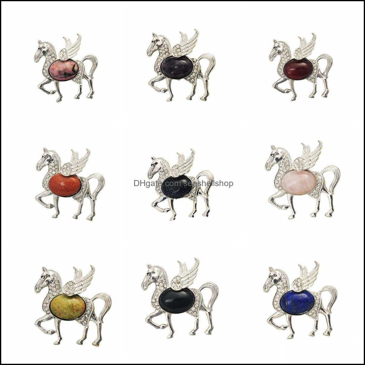 

Pendant Necklaces Diamond Studded Winged Horse Necklace Sterling Sier Dinty Jewelry Gifts For Mom Women Teen Girls Drop Dhseller2010 Dhfzl