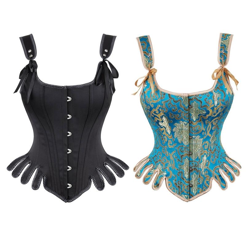 

Belts 95AB Sexy Bustiers Crop Top Push Up Corset Tops Womens Camisole Tank To Wear Out Backless Bustier Bra Vest, Black