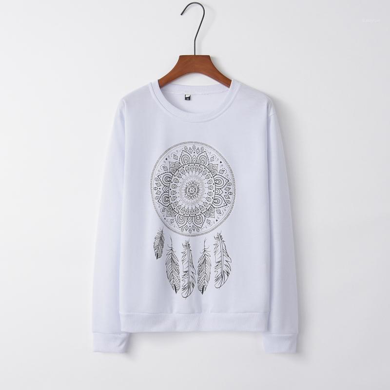 

Women' Hoodies & Sweatshirts Flower Sun Printed 2022 Design Women Casual Kawaii Harajuku Sweat Girls European Tops Korean, Gray