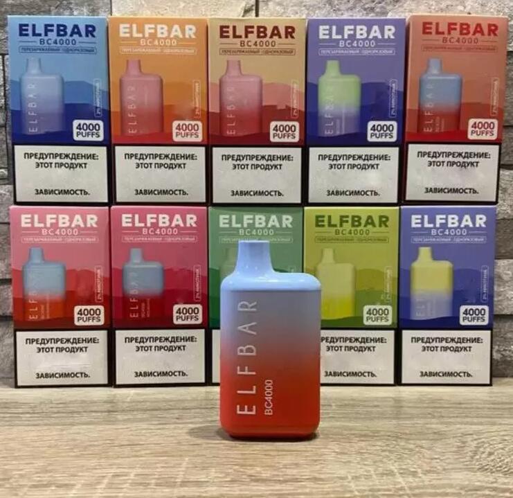 

ELF BAR BC5000 E Cigarettes Disposable Vape 13ml 650mah Recharged Battery Vapes Box Device vs bang xxl puff plus