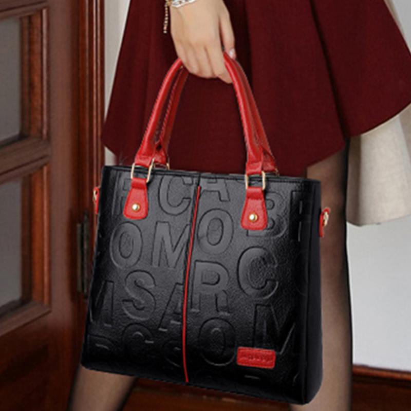 

Evening Bags Ladies Letter Shoulder Hand For Women 2022 Purses Luxury Handbags Designer Fashion Sac Large Capacity Tote BagEvening, Red