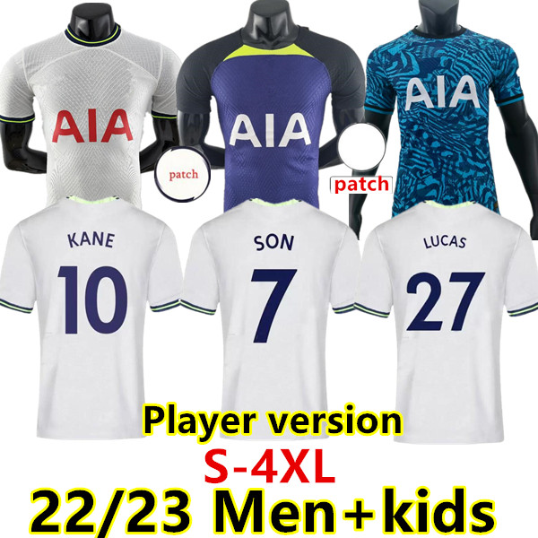 

S- 22 23 KANE SON BERGWIJN NDOMBELE Soccer Jerseys 2022 2023 KULUSEVSKI fans Player version DELE jersey Football shirt LO CELSO Morgan BALE LAMELA LUCAS HOJBJERG, 22/23 away