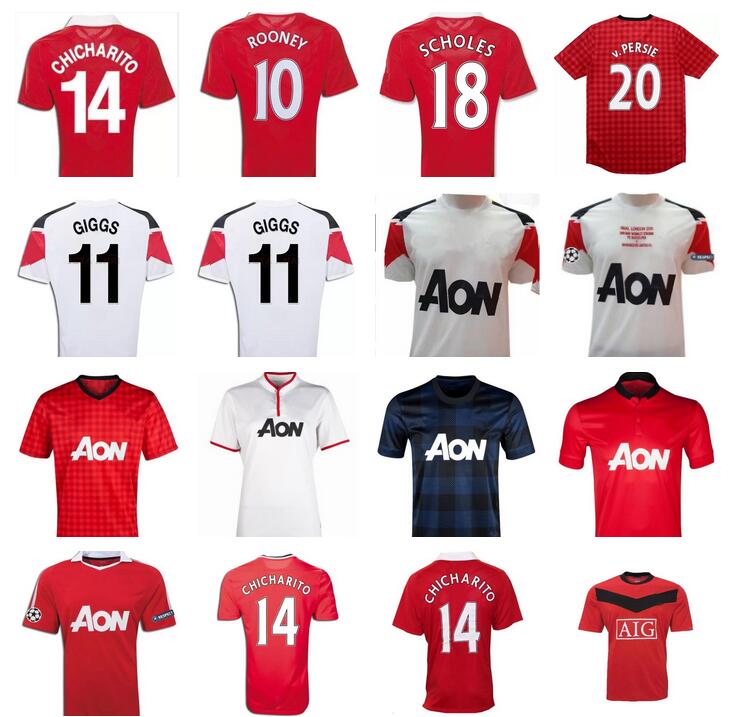 

Manchester ROONEY GIGGS MAN RETRO UTD 2009 2010 2011 2012 2013 2014 soccer jerseys vintage OWEN 09 10 11 12 13 14 football shirts SCHOLES BERBATOV NANI camiseta