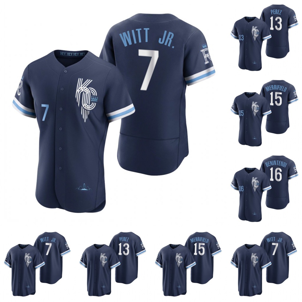 

Royals 2022 City Connect Kansas City Jersey Bobby Witt Jr. Salvador Perez Andrew Benintendi Whit Merrifield Zack Greinke A. Taylor Lopez Alex Gordon Jorge Soler, Women 2022 city connect jersey