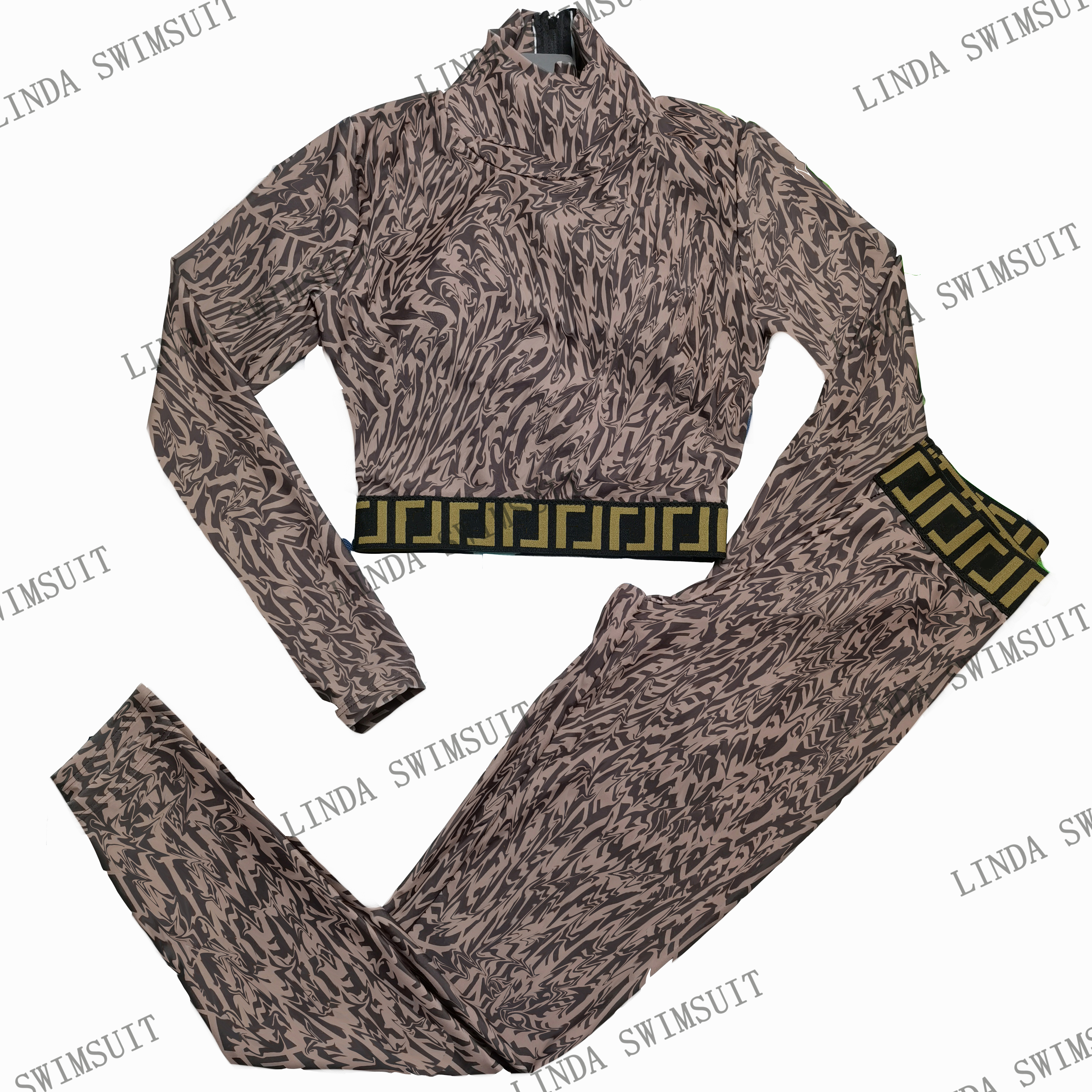 

Womens Yoga sets High Waist Running Suits Luxury logo embroidery print strong stretch fitness nylon clothing gym clothes hip-lifting Legging well-fit jumpsuits ffi, #02