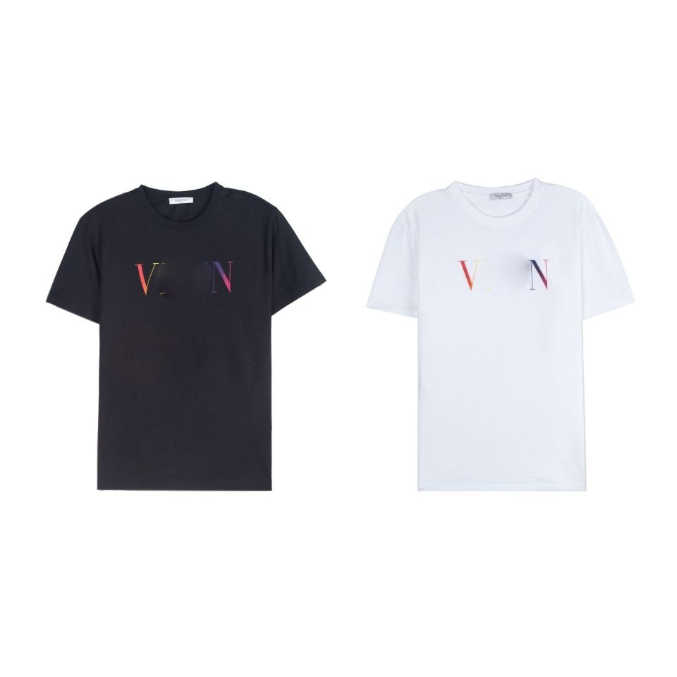 

Men's T-Shirts Summer Loose Tees Offs Fashion Brands Tops Man S Casual Shirt Luxurys Clothing Street White Shorts Sleeve Clothes Polos Tshirts.VN6, Black