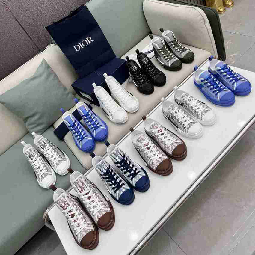 Dior classic canvas designer triple casual shoes oblique technology B23 sports shoes men wear women luxury double outdoor platform sports shoes s