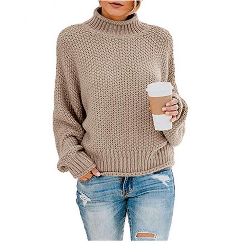 

Women' Sweaters Womens Pullover Knitting Loose Chunky Casual Knit Jumper Tops Ouc639Women, Green