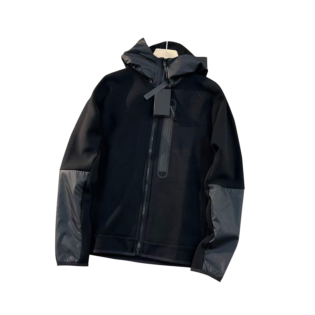 

Designer Mens jacket hoodie tracksuit cotton print logo casual sport tech fleece tracksuits Loose Street Leisure Fashion couple style hoodies, Gray