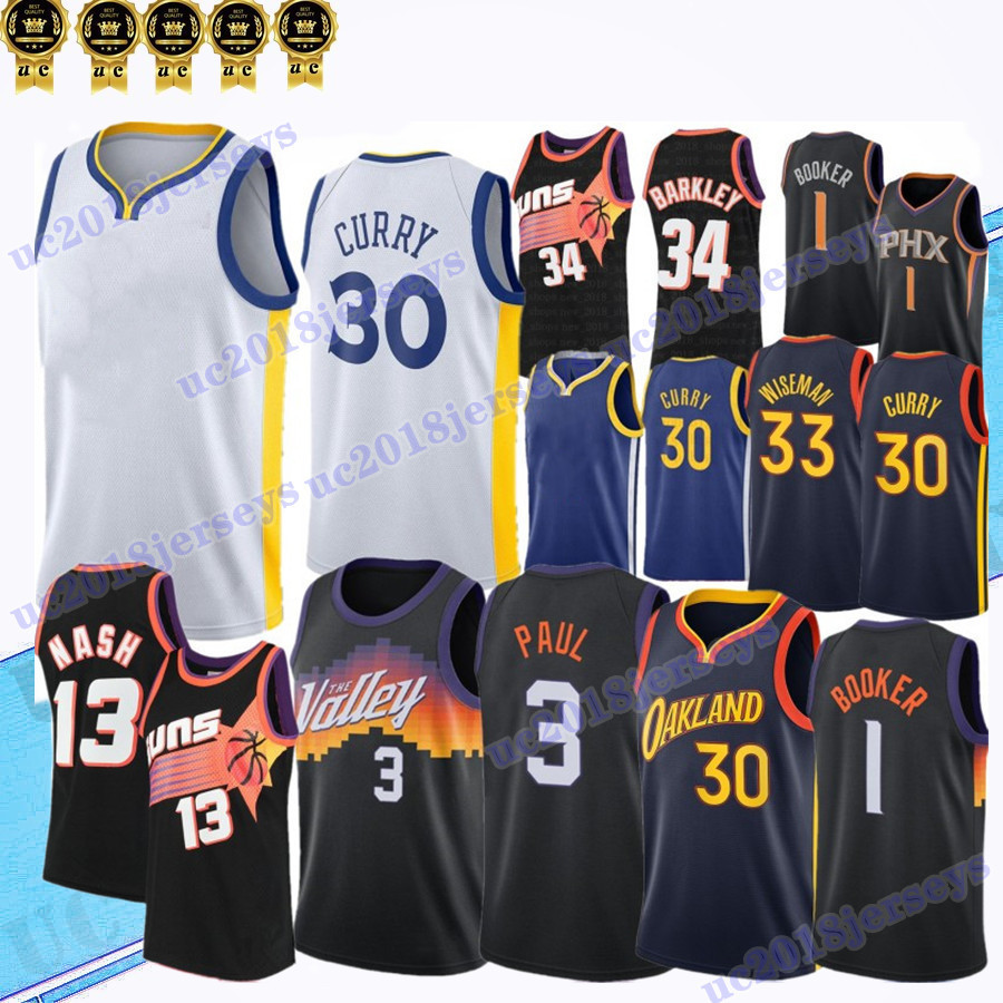 

Stephen 30 Curry Men Basketball Jerseys DeAndre 22 Ayton Devin 1 Booker Steve 13 Nash Charles 34 Barkley 2022 Camisetas de baloncesto, Taiyang