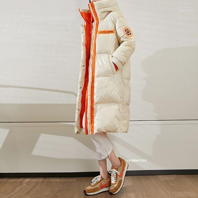 

Women' Down & Parkas Long Hooded Puffer Jacket Women Feather Winter Clothes Woman Coat 2022 Warm Snow Guin22, Black