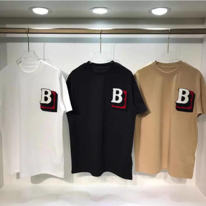 

2021 Spring/summer new high grade printed cotton round collar short sleeve T-shirt size, Customize