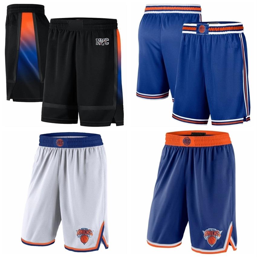

New York's Knicks's Men 2020/21 City Swingman Pants Edition Performance NBA's Basketball Shorts229s