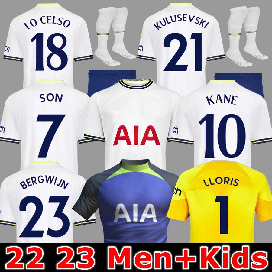 

22 23 KANE SON KULUSEVSKI PERISIC Soccer Jerseys Tottenham home HOJBJERG colorful 2022 2023 LUCAS DELE Third 3rd Football kit shirt BRYAN purple tops Men kids sets, 21 22 home kids