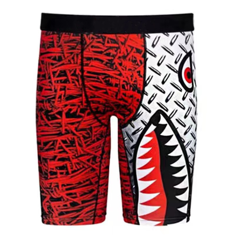 

designer Mens Boxer underpants Gym Bathing swimwear Sporwear Unisex Underwears 10 packs Boxers Briefs Shark print AA