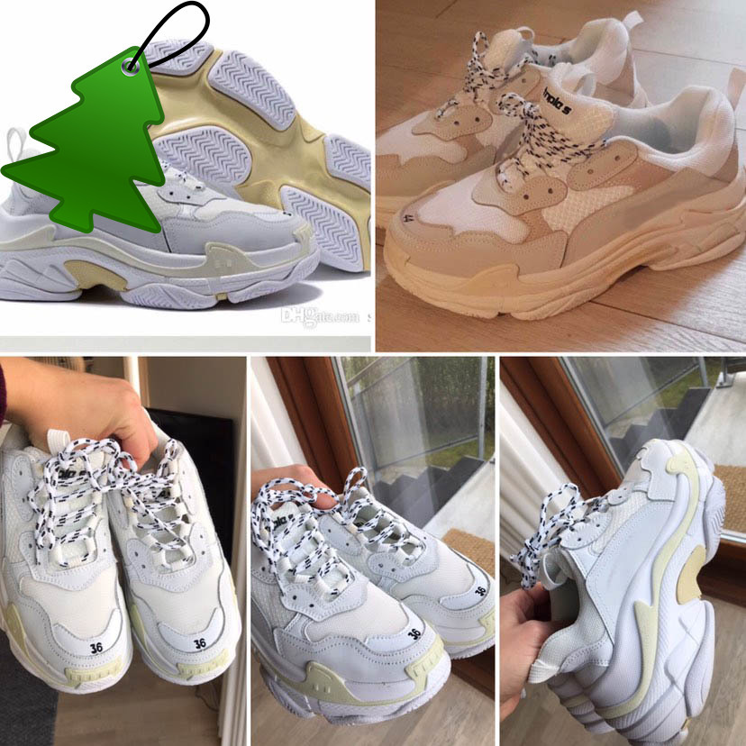 

hot paris triple s tennis designer luxury womens shoes low top sports sneakers tripler mens and womens trainers shoes size 3645