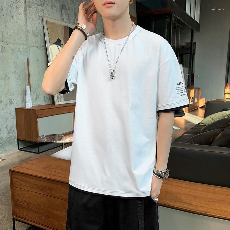 

Men' T-Shirts Short Sleeve T-Shirt Men' Color Half Cotton Pindi05Men' Mild22, 01