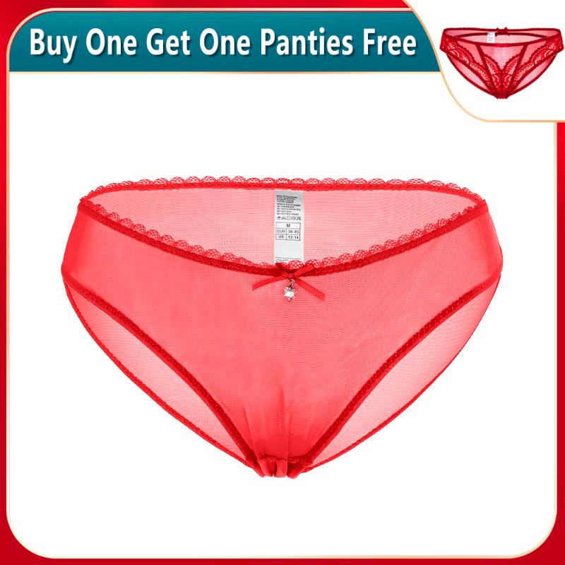 

Women' Panties Varsmiss Seamless Women Sexy Transparent Briefs Summer Lemon Color Solid -XXL PantiesWomen, Black