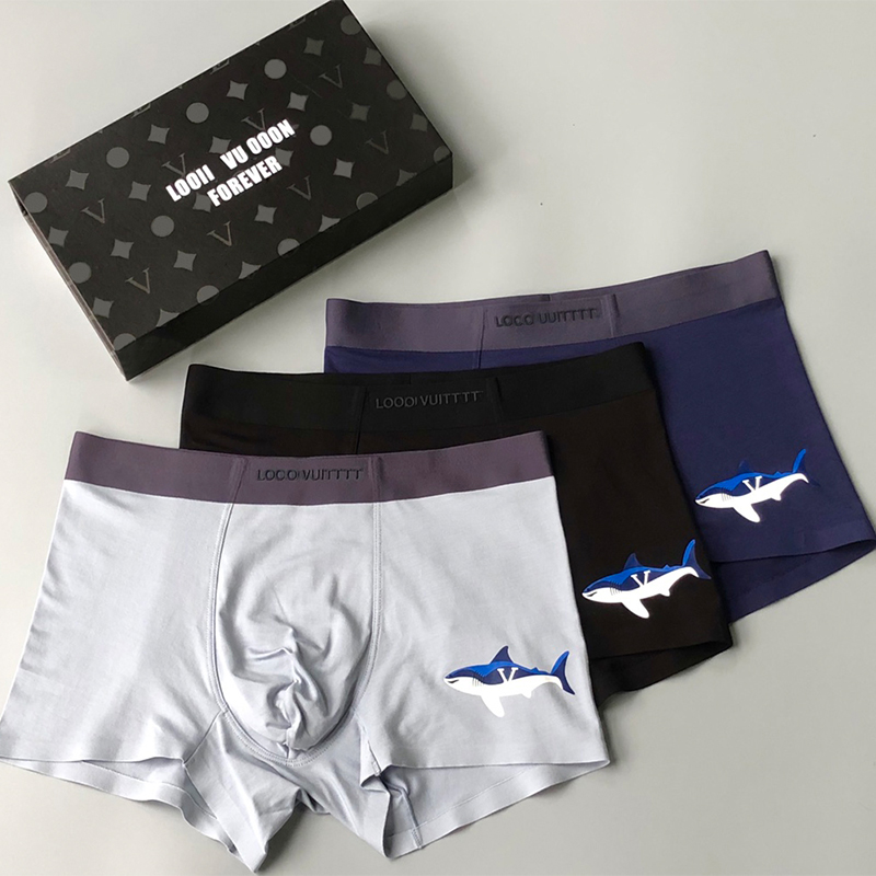 Underpants Mens Psd Underwears Designer Short Underwear Boxer Ice Silk Summer Ultra Thin Section 2022 Popular Loose Boxer Shorts Head Slit