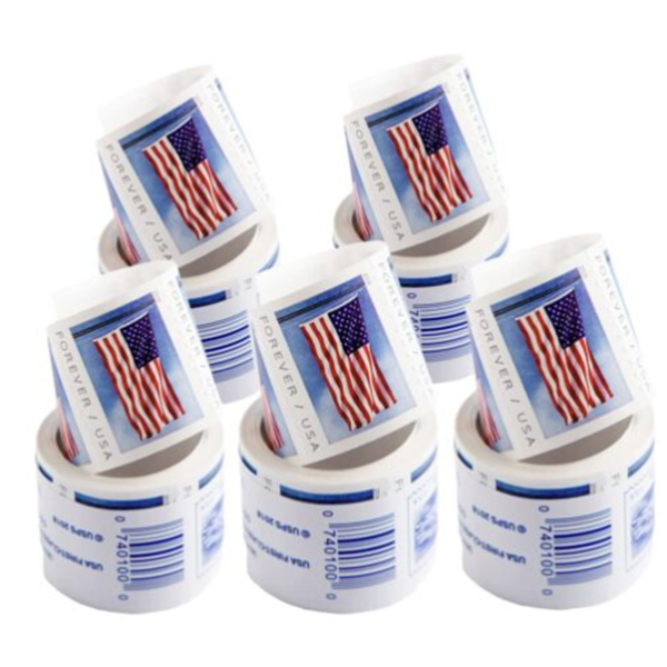 Post Office Stamps Weddings Holidays Party Supplies USA Stamps-image-785280948