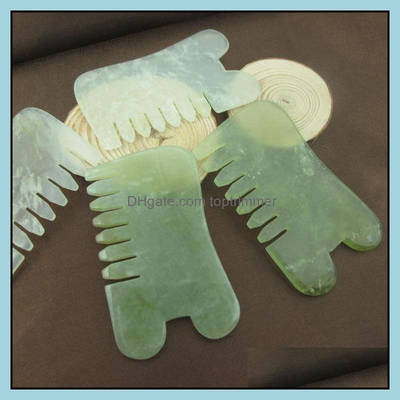 

Natural Jade Mas Stone Rocks Guasha Gua Sha Board Comb Shape Hand Masr Relaxation Health Care Healthy Beauty Tool Drop Delivery 2021 Stones