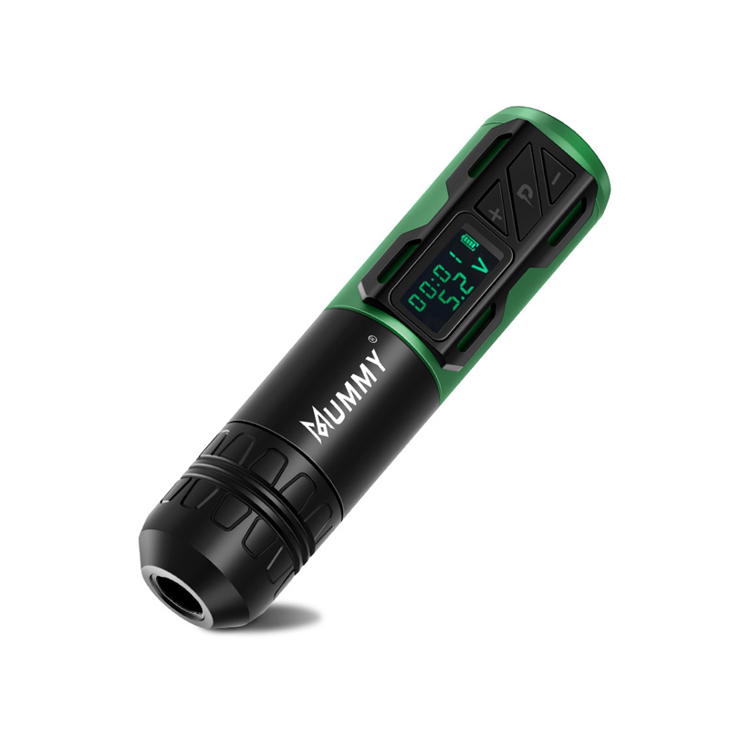 Wireless Tattoo Machine Pen High Capacity Battery Rotary Motor Gun Portable Power 2200mah LED Digital Display-image-759097704