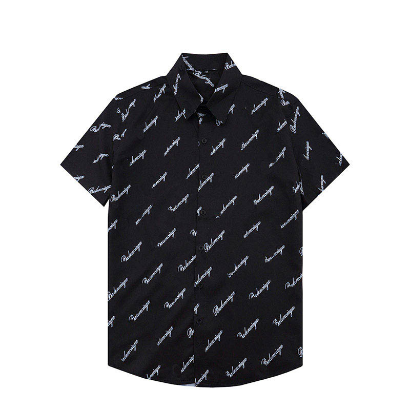 

2022 Luxury Designer Shirts Beach Shorts Mens Fashion Letter Print bowling shirt Casual Shirts Men Short Sleeve Hawaii Dress Shirt Business Clothing -3XL