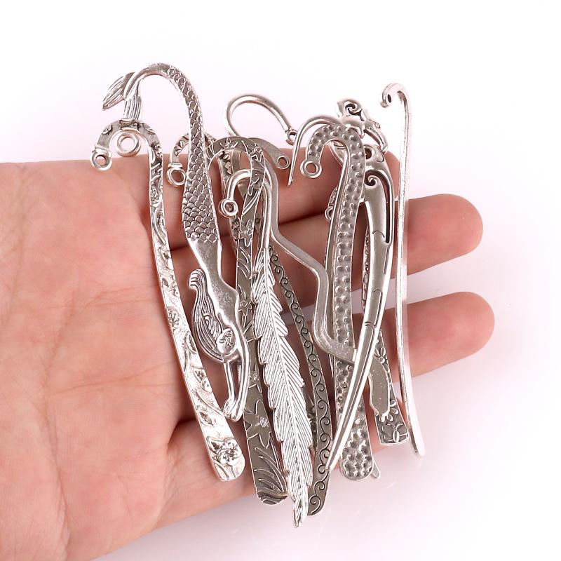 

Charms Classic Alloy Leaves Feather Bookmarks Handmade Sea Mermaid Pendant Diy Keychain Women Teacher Day Gift Jewelry MakingCharms