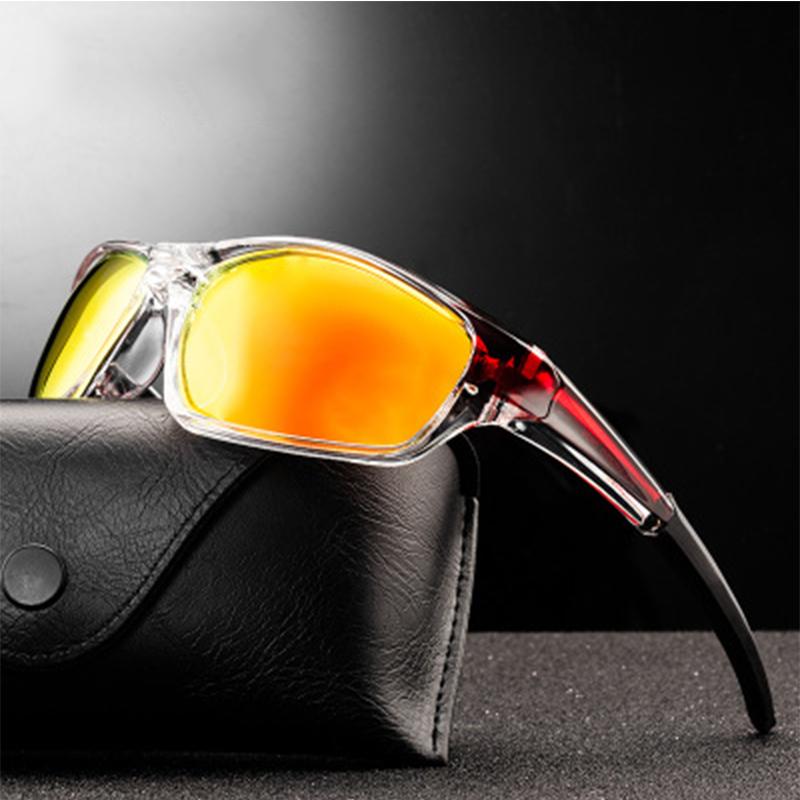 

Sunglasses 2022 Polarized Men Ultralight Glasses Frame Square Sport Sun Male UV Travel Goggles