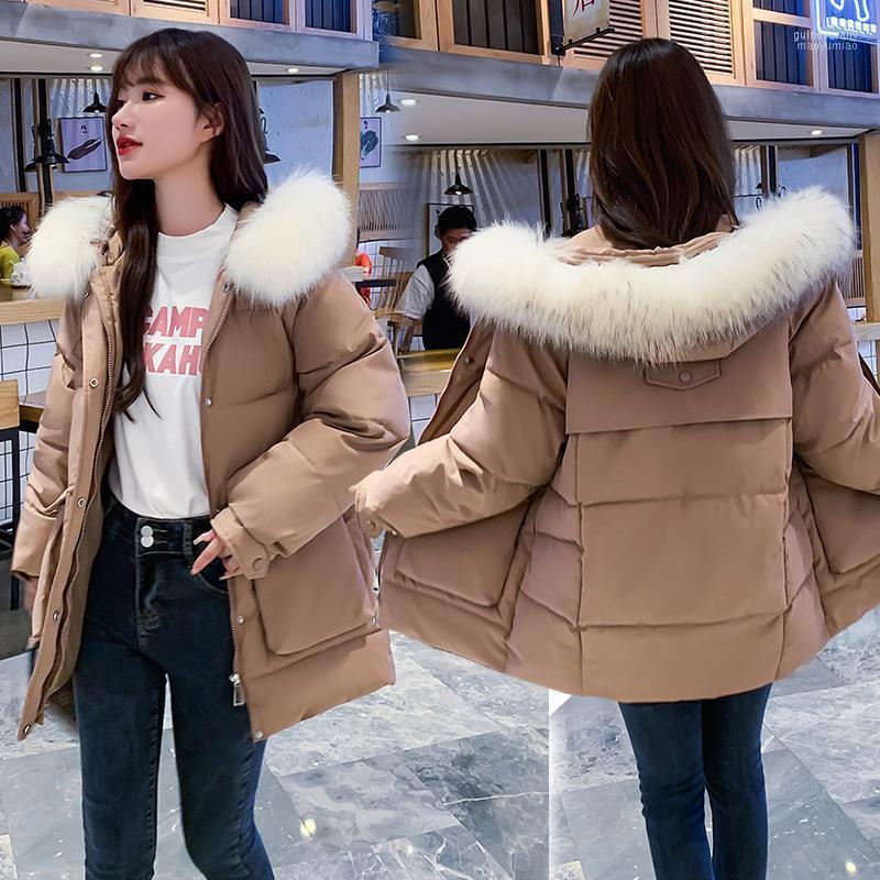 

Women's Down & Parkas Cotton Padded Clothes Fashion Autumn And Winter 2022 Foreign Style Jacket Female Students Versatile L Guin22, White