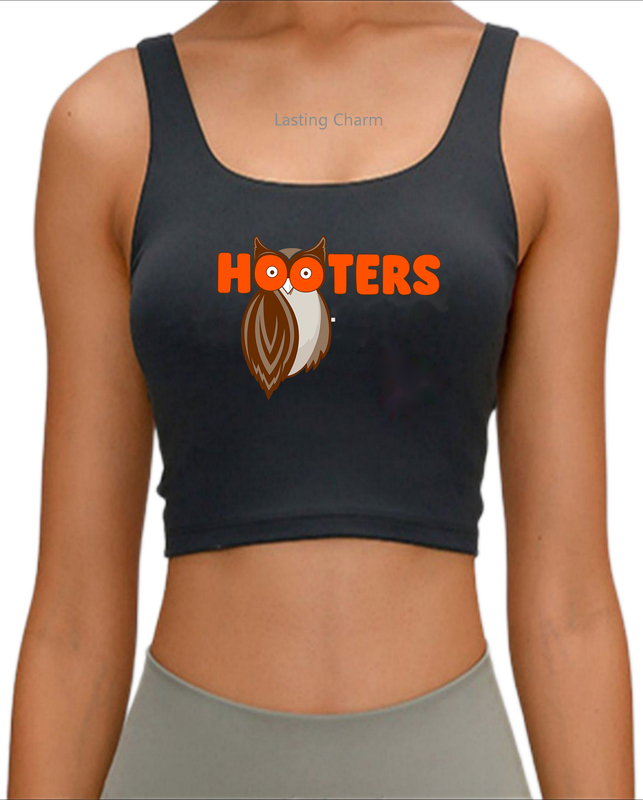 

Bagian Sendok dan Garpu Hooter Crop Top Wanita Kasual Olahraga Top 220613, Gray