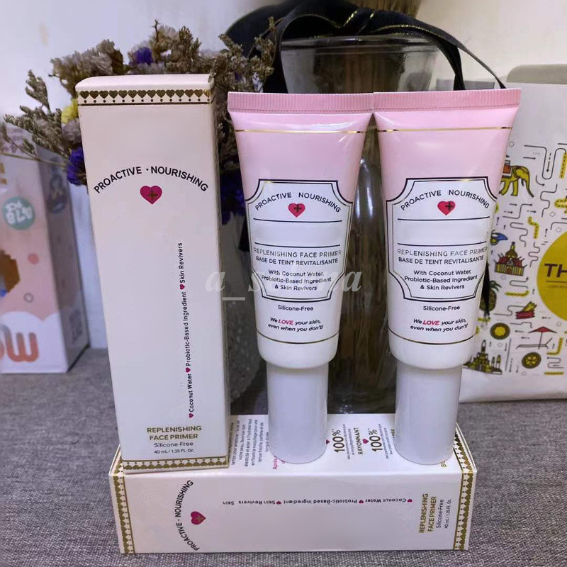 

Face Makeup Replenishing Foundation Primer Proactive Nourishing Long-lasting Make Up Base 40ml, Transparent