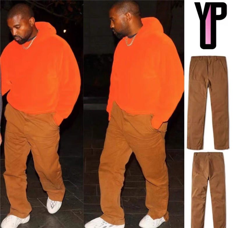 

Pants High Street Heavy High Quality Overalls Men Women Brown S-XL