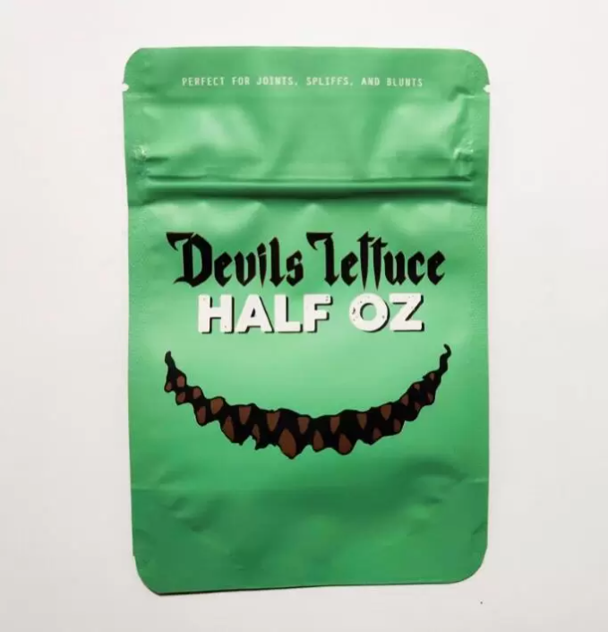 

20s Devils lettuce Half OZ bag 3.5 mylar bags pouch zip lock airtight child proof for packaging