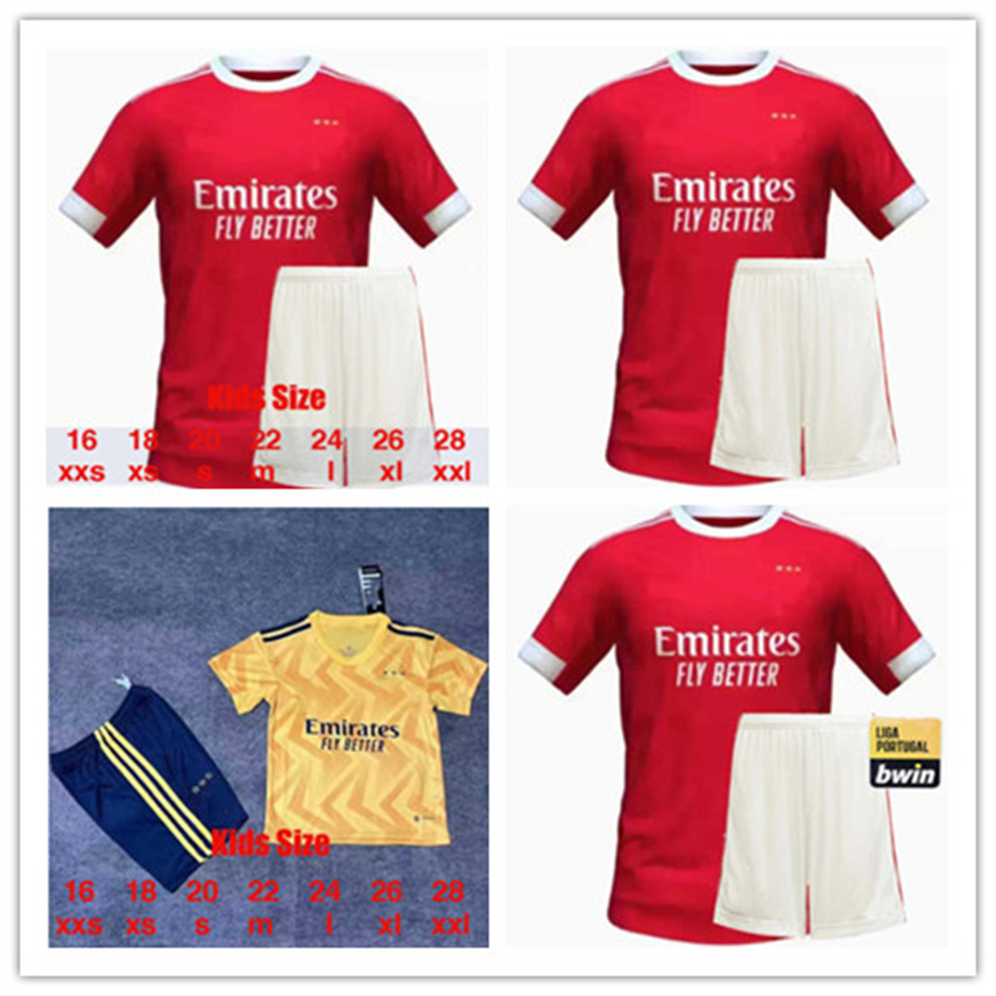 

Adult kit kids 22 23 FANS EVERTON Benfica Soccer Jersey JONAS GABRIEL Camiseta SEFEROVIC ZIVKOVIC SALVIO ELISEU FEJSA 2022 2023 Player, Kids 22/23 away