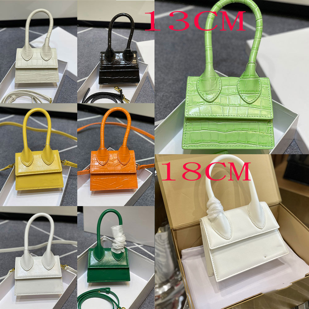 

with box alligator le chiquito mini bags small women purse handbag designer split crocodile Matte suede leather bag noeud hand coin flap 13CM and 18CM, I need see other product