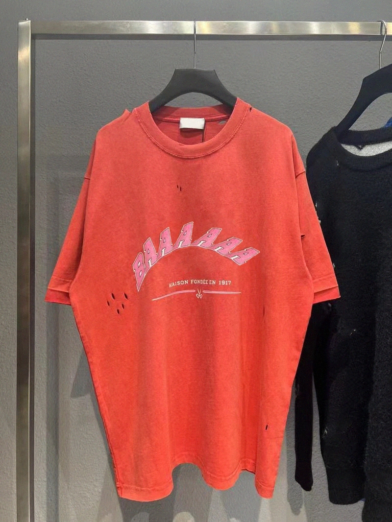 

Paris Designer summer Mens Plus Size Tshirts BB scissors Tops tees hole wash womens letter print crew neck T-shirts trendy Hip Hop short sleeved loose x7Eg#, Consultative service