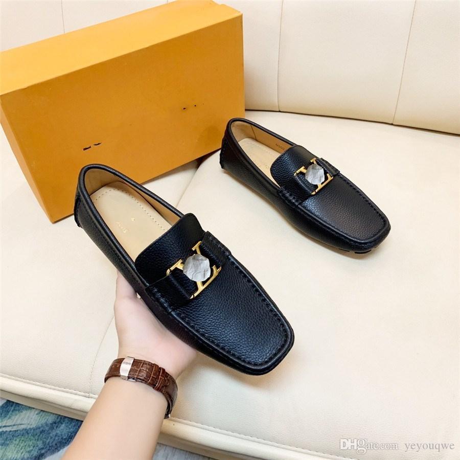 G1 Top Quality Easy Wear Maly Malons Men Généhentique créateur de mode en cuir Travail Luxury Men Chaussures Casual Leader 2022 Nouveau arrivée A