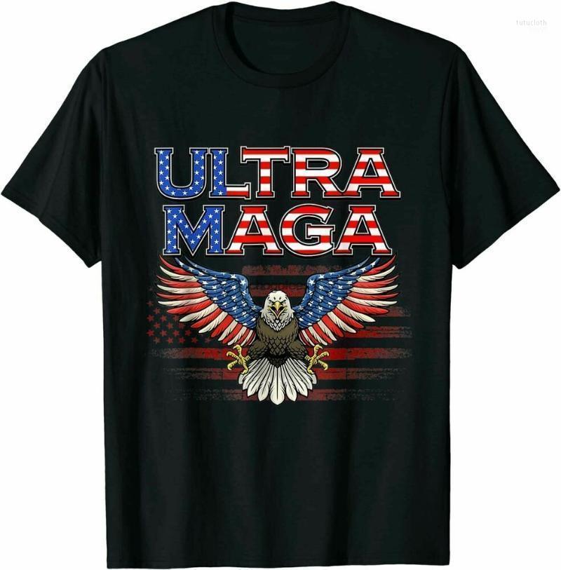 

Men' T-Shirts Ultra Mega Eagle 2022 Usa American Flag T-Shirt Unisex Vintage Men Gift TeeMen, Men-darkpurple