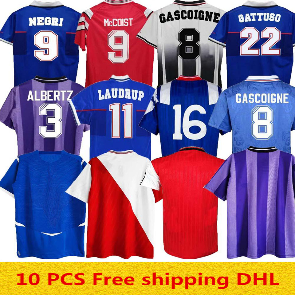 

Welcome to order retro Rangers Soccer Jerseys Glasgow size S-XXL, Ivory