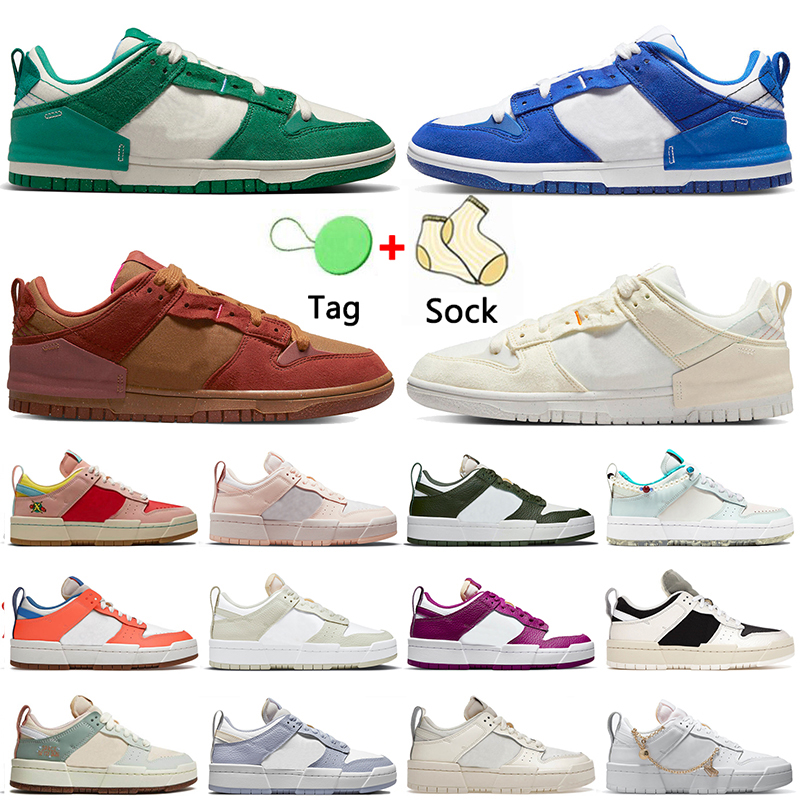 

With Sock Tag disrupt 2 sneaker men women running shoes Black White Malachite Pale Ivory Coconut Milk Dark Green Total Orange designer trainers sports sneakers, A14 36-45
