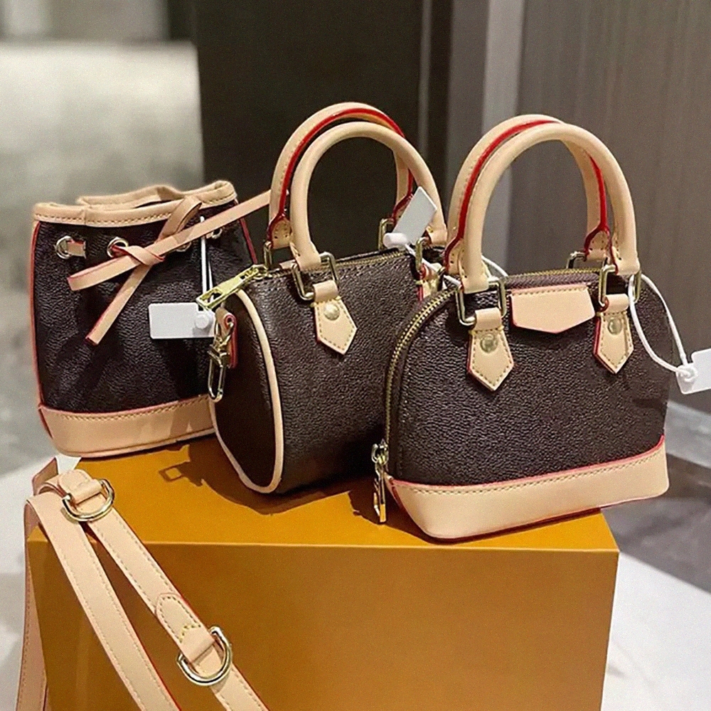

Trio Mini Icones Alma BB Bag NOe Speedy Three-piece Sets Neonoe Lady Purse Designer Handbags Totes 22ss Women Luxury Shoulder Crossbody M81081 3 In 1 W1qQ#